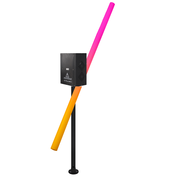 Infinity Rotation Led dancing DMX RGB kinetic LED light pixel tube ...