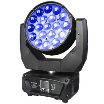 19pcs 15W beam moving head light with zoom function  RGBW HS-LMW1912M