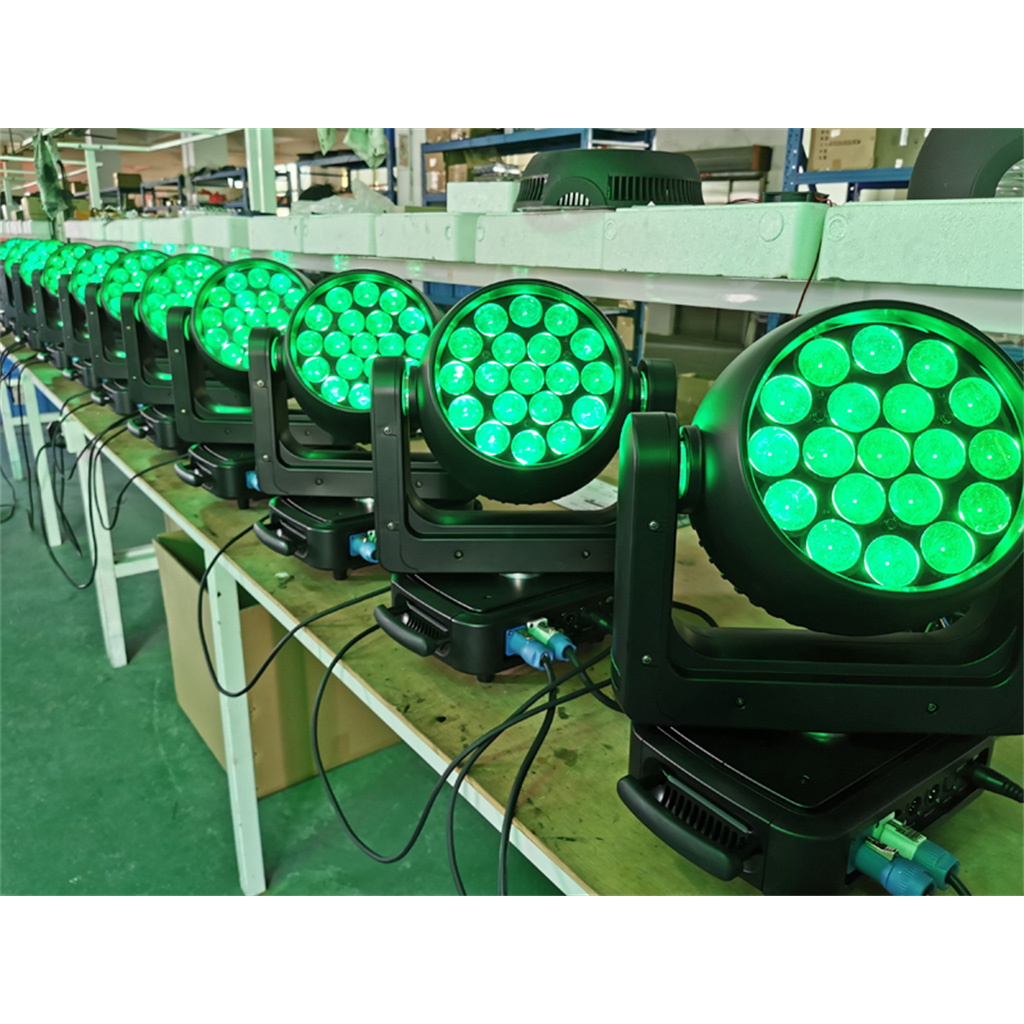 MAC Aura Martin Version19pcs 25W 4in1 LED Moving Head Wash Light for Wedding/Club HS-LMH1925 - Led moving head - 6