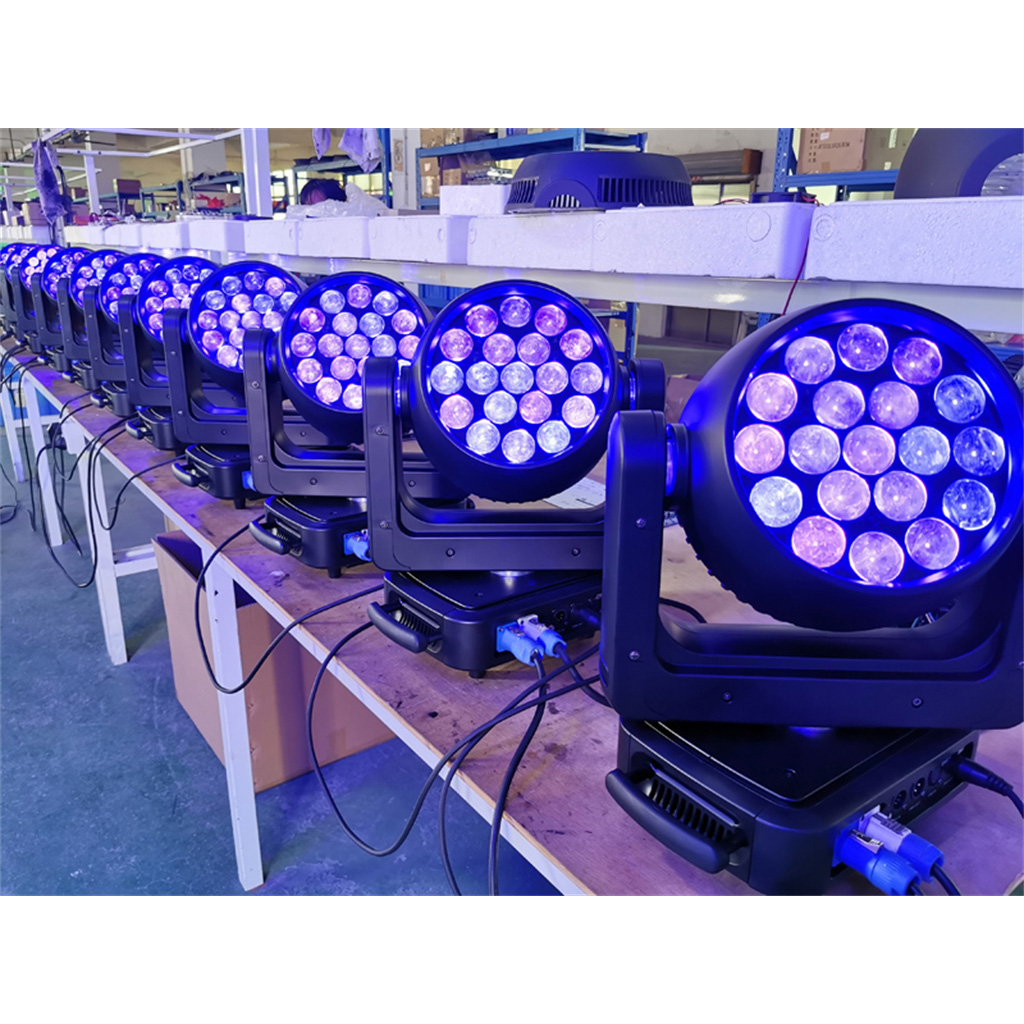 MAC Aura Martin Version19pcs 25W 4in1 LED Moving Head Wash Light for Wedding/Club HS-LMH1925 - Led moving head - 7