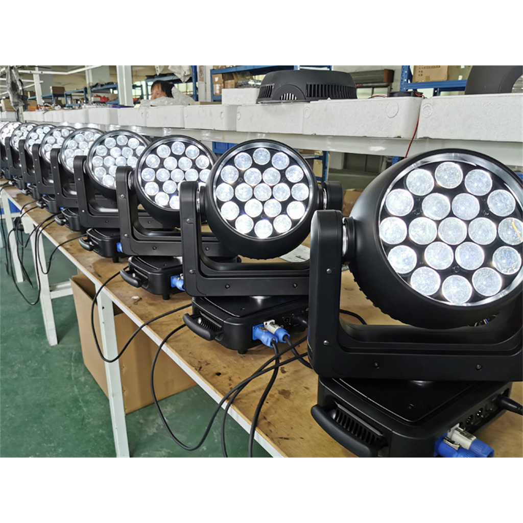 MAC Aura Martin Version19pcs 25W 4in1 LED Moving Head Wash Light for Wedding/Club HS-LMH1925 - Led moving head - 8