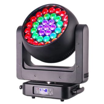 Aura 37pcs 25W 4in1 LED Zoom Moving Head Beam Wash Light HS-LMW3725