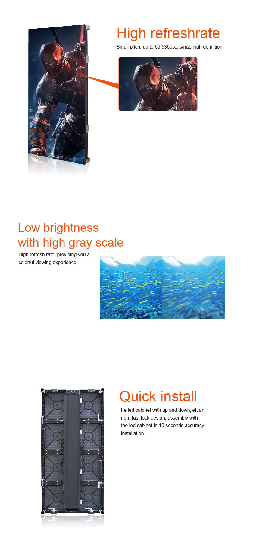 P3.91 High definition Rental Led display HS-LDP3.91IN - Led display - 6