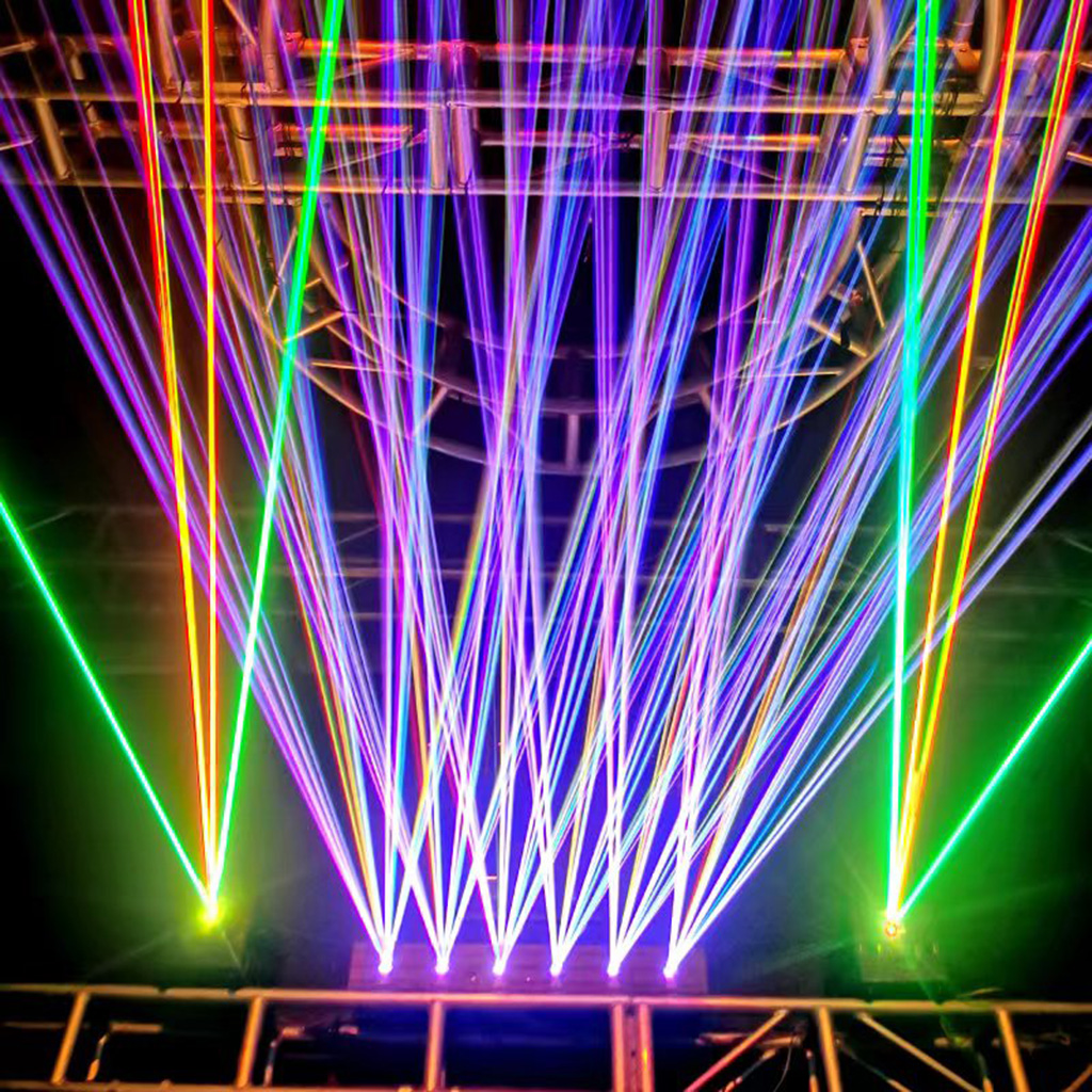 RGB 2Wx6eyes full color laser HS-LL602 - Laser light - 1