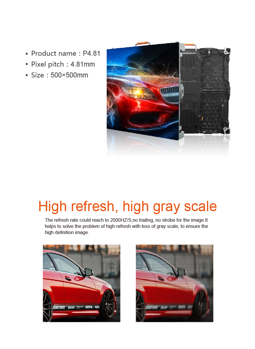 P4.81 City display High definition HS-LDP4.81IN-city - Led display - 4