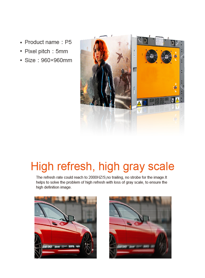 P5 High definition led display HS-LDP5IN - Led display - 2