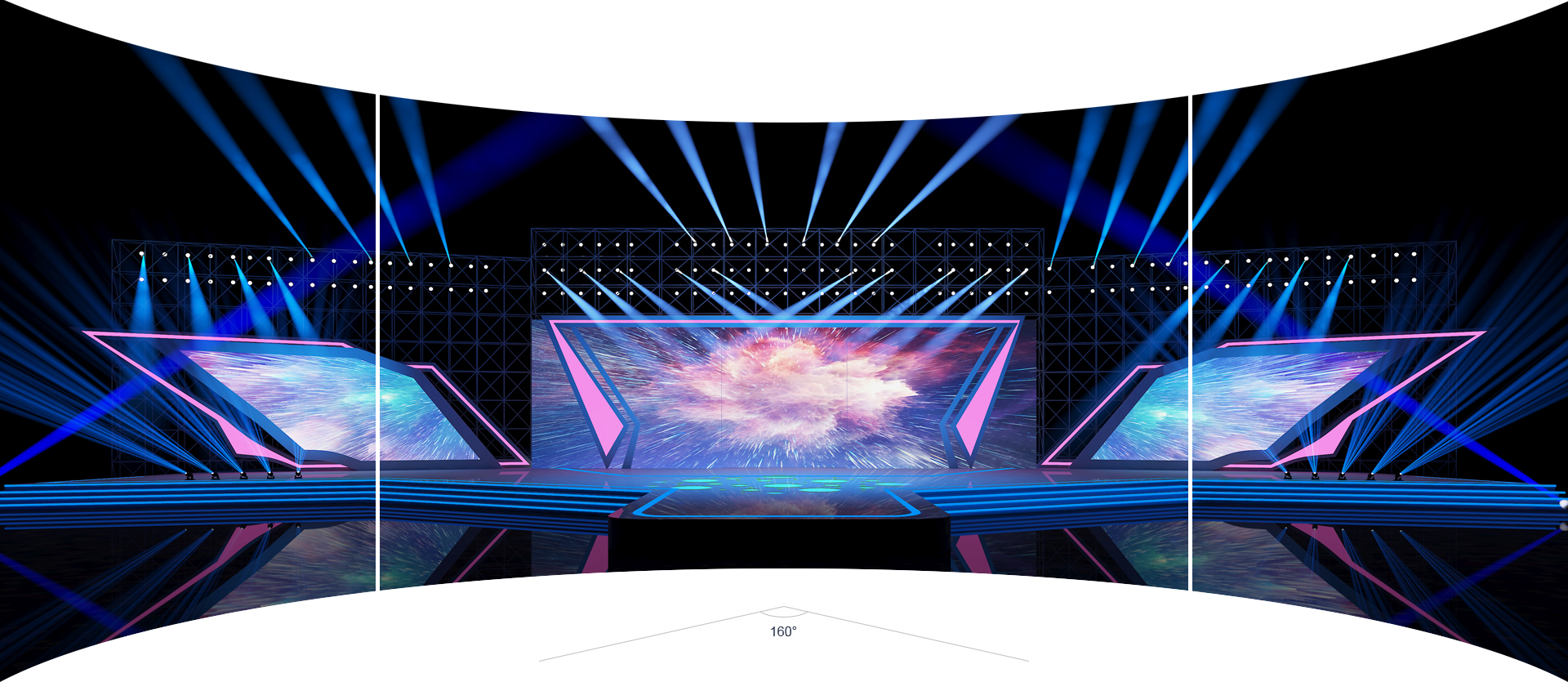 Latest Design Indoor and Outdoor Full-color LED Rental Screen HS-LDR08 - Led display - 5