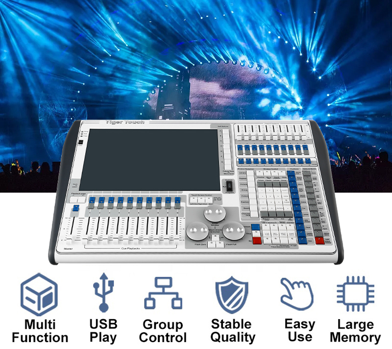 Touch Tiger DMX console HS-CPT21T - Dmx controller - 7