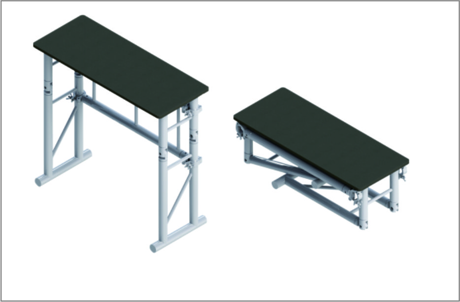 Stage aluminum HS-AS-122X122 - Truss and stage - 6