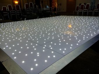 White led twinkling star lighted dance floor LED Star Lighted Dance floor for sale floor HS-SDF001
