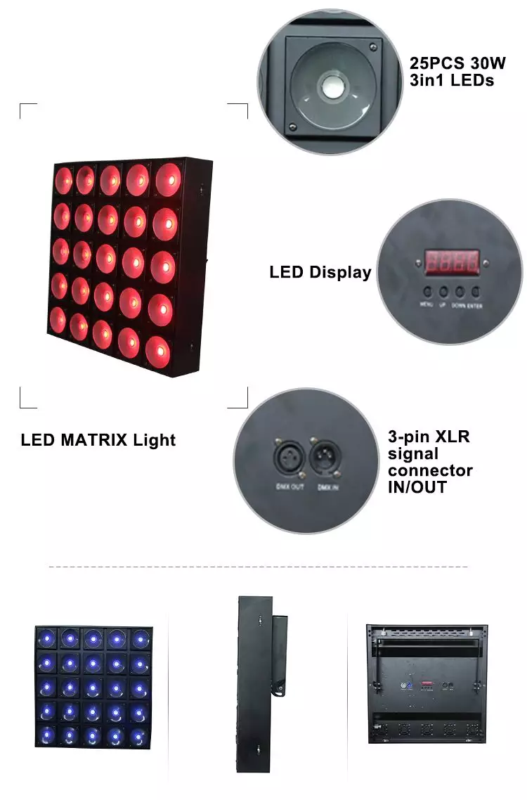 25PCS 30W 3in1 LED Matrix Beam Light HS-Blinder2530 - Led stage light - 7