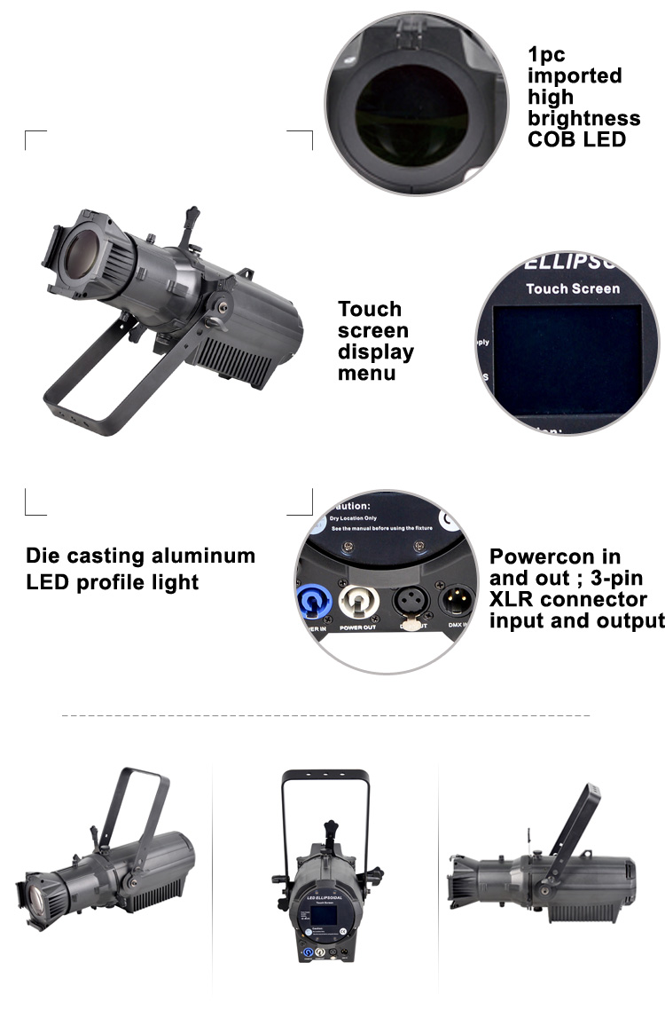 400w/600w High Power Die-casting Aluminum LED Profile Spot Light HS-LPL600 - Led stage light - 9