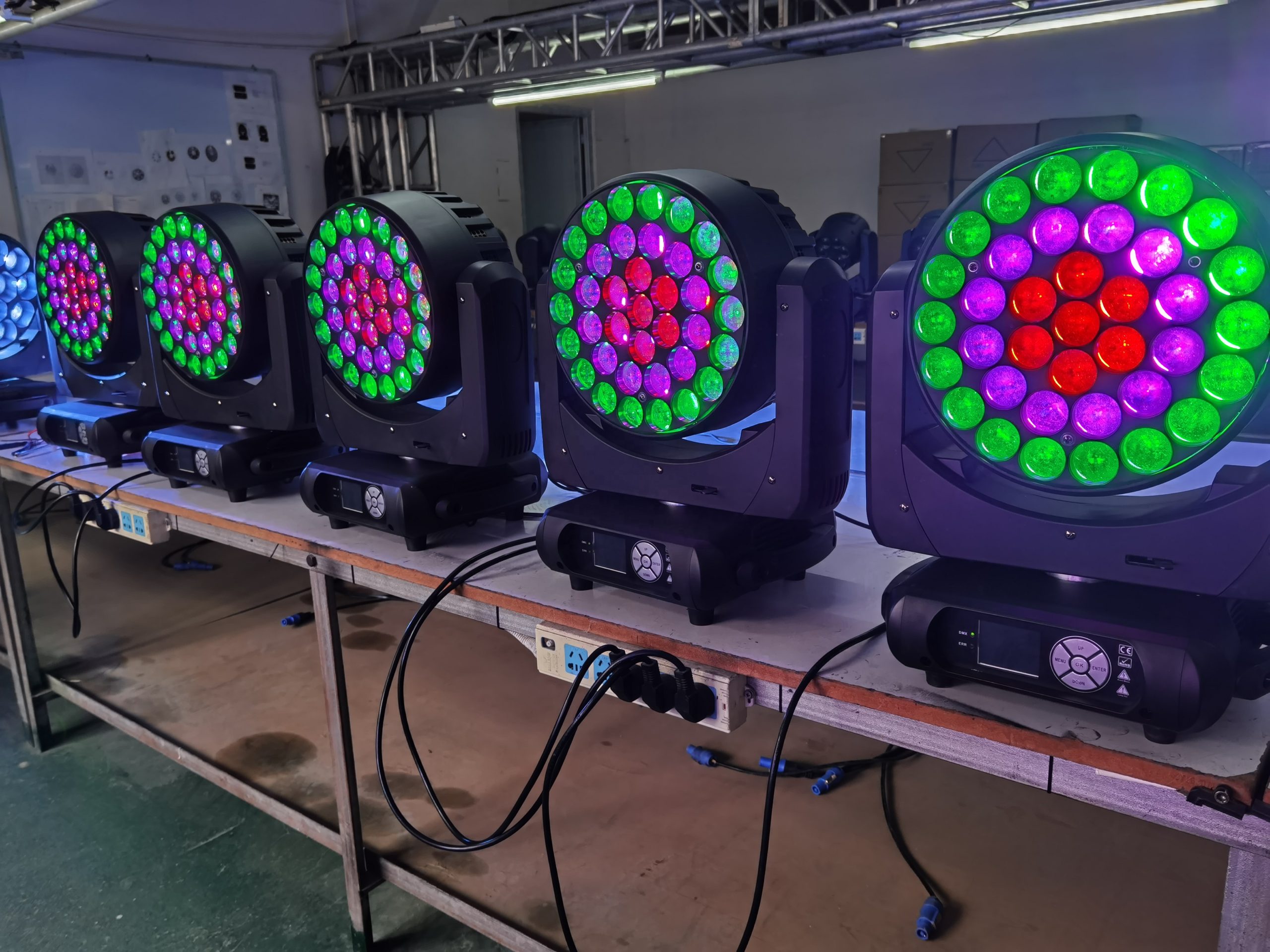 New Design LED 37X15w Zoom beam led Moving Light stage Lighting Disco light HS-LM3715Z - Led moving head - 1