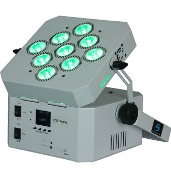 Wireless DMX Rechargeable Battery Powered Par Light HS-P0918WLB