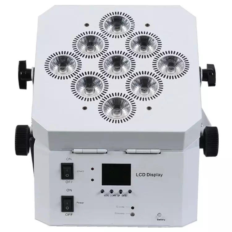 Wireless DMX Rechargeable Battery Powered Par Light HS-P0918WLB - Led stage light - 2