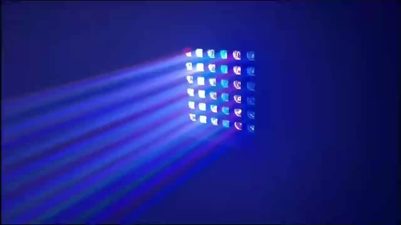 Hot Stage 36PCS 15W RGBW 4in1 LED Pixel Matrix Light DMX 512 Beam Effect Light For Stage Disco  HS-Blinder3615 - Led stage light - 1