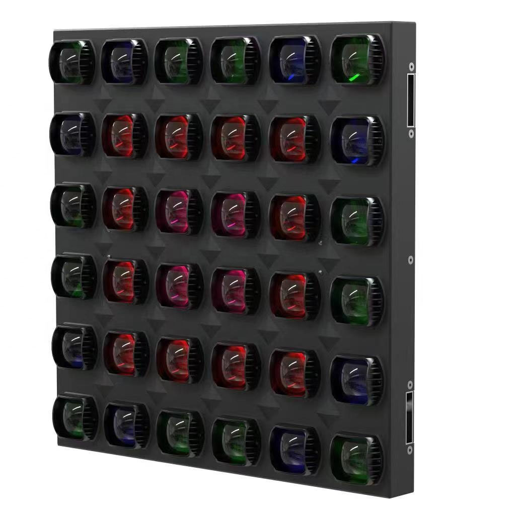 Hot Stage 36PCS 15W RGBW 4in1 LED Pixel Matrix Light DMX 512 Beam Effect Light For Stage Disco  HS-Blinder3615 - Led stage light - 3