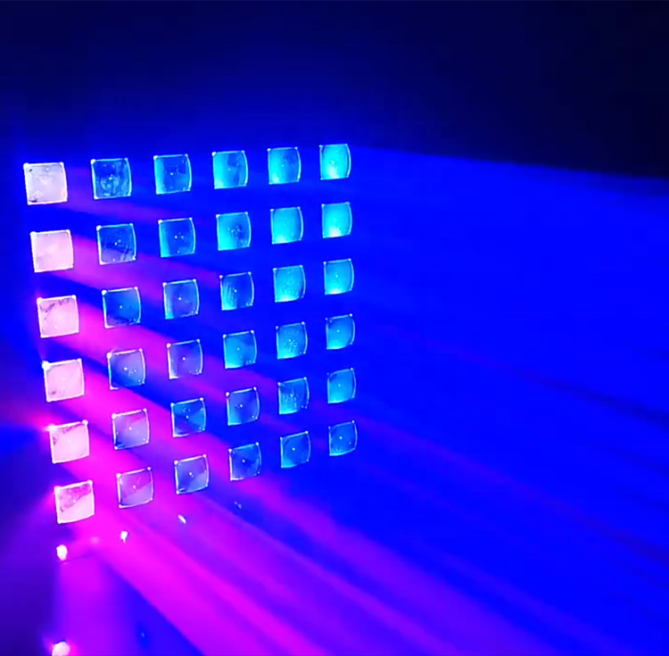 Hot Stage 36PCS 15W RGBW 4in1 LED Pixel Matrix Light DMX 512 Beam Effect Light For Stage Disco  HS-Blinder3615 - Led stage light - 4