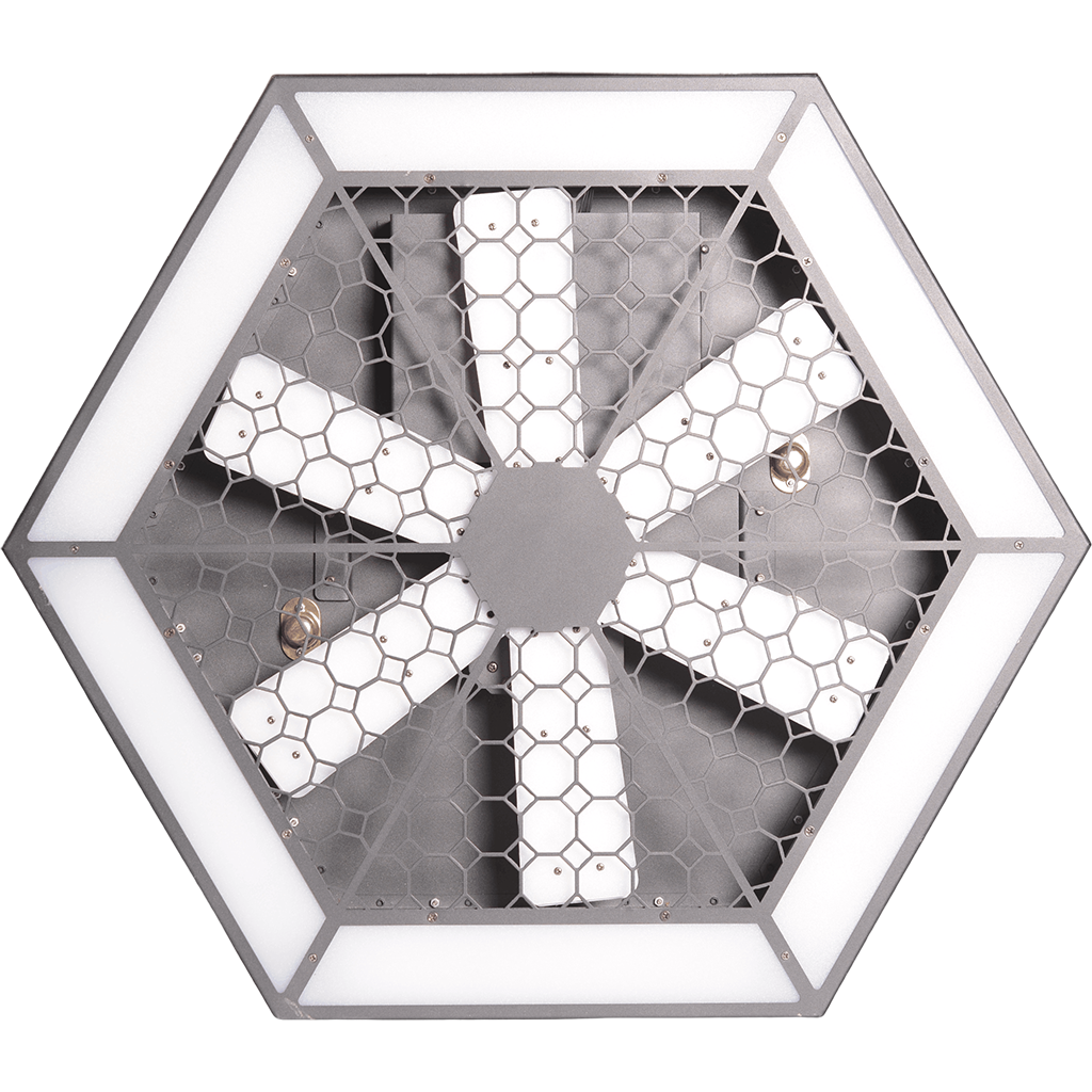 Colorful background led fan panel light HSFAN01 Hosen Lighting