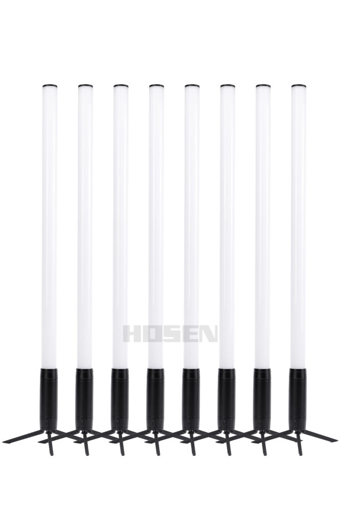 Hosenlighting Battery Wireless Led 360 Tube(8 tubes with flight case ...