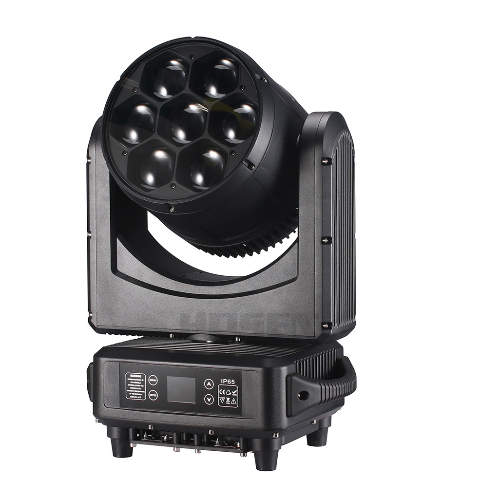 2024 New design waterproof bee eye zoom wash moving head light 7pcs 60w rgbw 4in1 zoom led moving head outdoor stage Lighting HS-LMB0760U - Led moving head - 3
