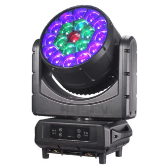 waterproof bee eye zoom wash moving head light 7pcs 60w rgbw 4in1 zoom led moving head outdoor stage Lighting HS-LMB0760U