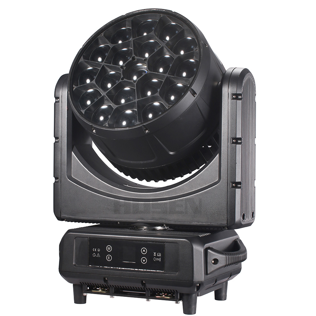 2024 New waterproof bee eye zoom wash moving head light 19pcs 40w rgbw 4in1  outdoor stage Lighting HS-LMB1940U - Led moving head - 6