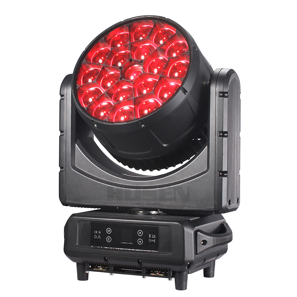 2024 New waterproof bee eye zoom wash moving head light 19pcs 40w rgbw 4in1  outdoor stage Lighting HS-LMB1940U - Led moving head - 3