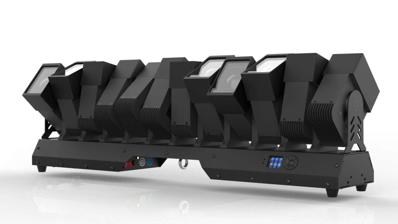 Led Roto Bar Sweeper Medusa 12x60W RGBW 4in1 led Moving Beam Bar Pixel Zoom Sweeper Wash ...