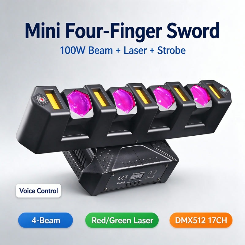Beam laser strobe