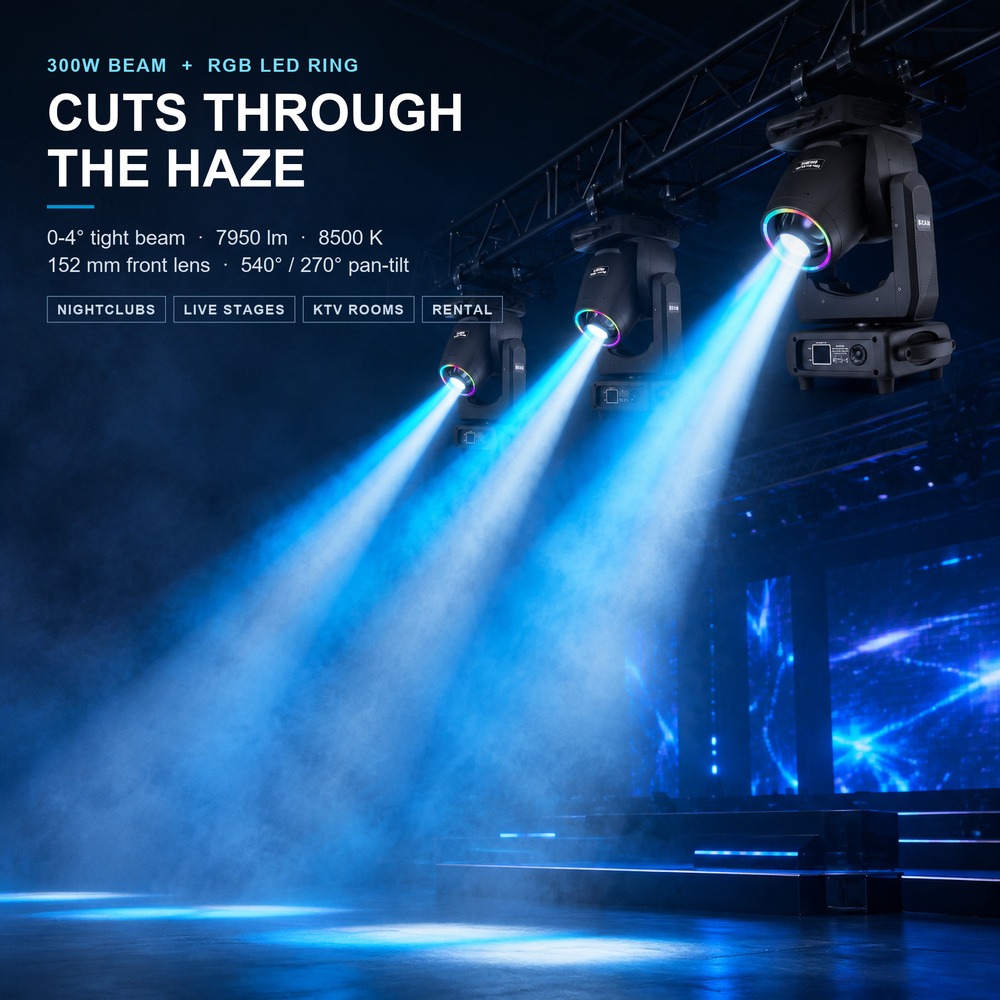 300W beam light stage application