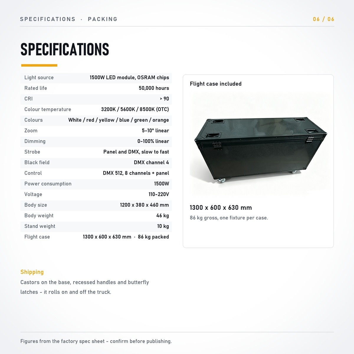 Specifications
