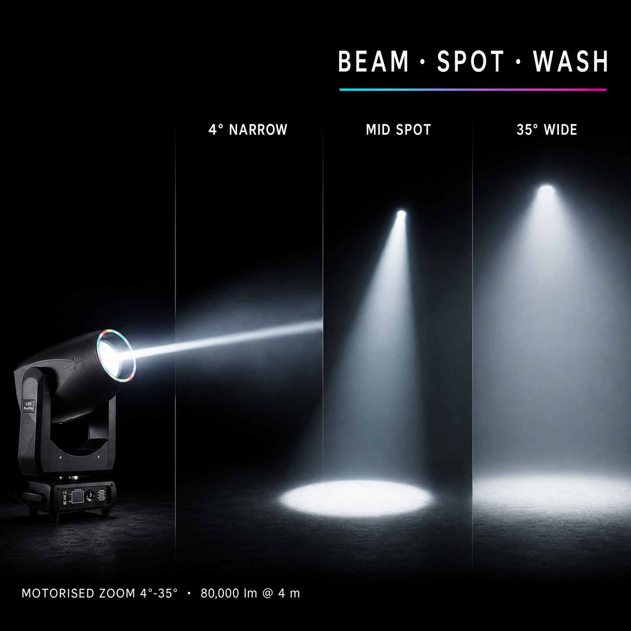 LED 600W CMY moving head spot light