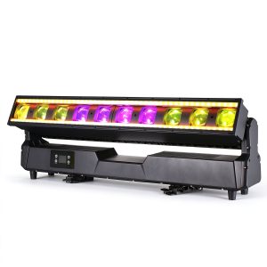 IP66 Waterproof 10x60W RGBW LED Rattlesnake Beam Bar Light with Strobe DMX Art-Net HS-1060IP