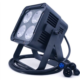 4-Eye COB Blinder IP66 4x70W Bi-Color 2700K-6500K DMX512 RDM Stage Audience Light HS-4E01