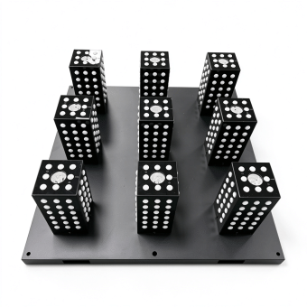 3D Matrix Corn Light 720 Pixel WS2812 RGB Beam Pixel Column Stage Light HS-3DCORN