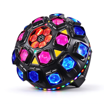 18-Head Magic Ball Light 24x10W RGBW Moving Head Laser Strobe DMX Stage Effect Light HS-18BALL 18-Head Magic Ball Light 24x10W RGBW Moving Head Laser Strobe DMX Stage Effect Light HS-18BALL