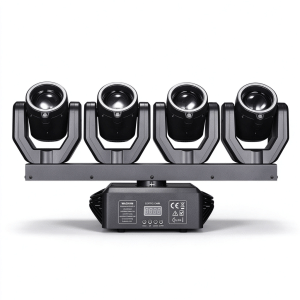 4-Head Mini Moving Head Bar 12x10W CREE Beam RGB Laser DMX Stage Effect Light HS-4HEADMINI