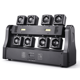 Dragonfly 8-Arm 3-in-1 Moving Head Bar 32x3W RGBW Laser DMX Stage Effect Light HS-DF83IN1 Dragonfly 8-Arm 3-in-1 Moving Head Bar 32x3W RGBW Laser DMX Stage Effect Light HS-DF83IN1
