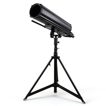 600W LED Follow Spot Light HS-LFL600 Manual Followspot 7-Color Wheel CTO 3200K/4500K/5600K DMX for Theater Stage Wedding