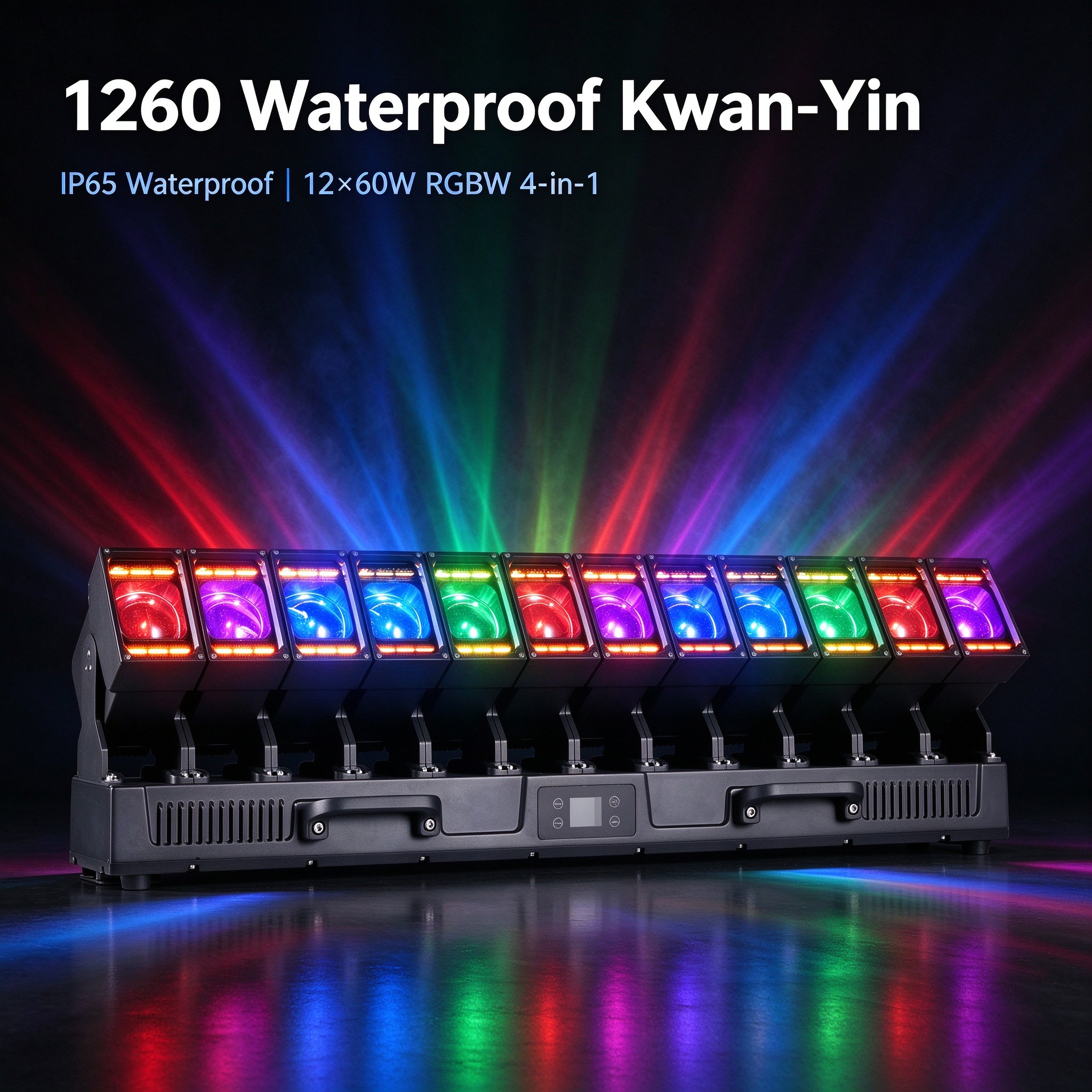 IP65 Waterproof 12x60W RGBW LED Pixel Bar Light